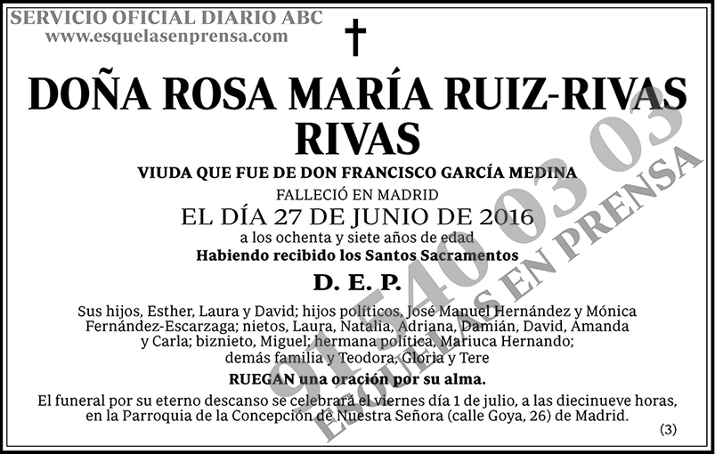 Rosa María Ruiz-Rivas Rivas